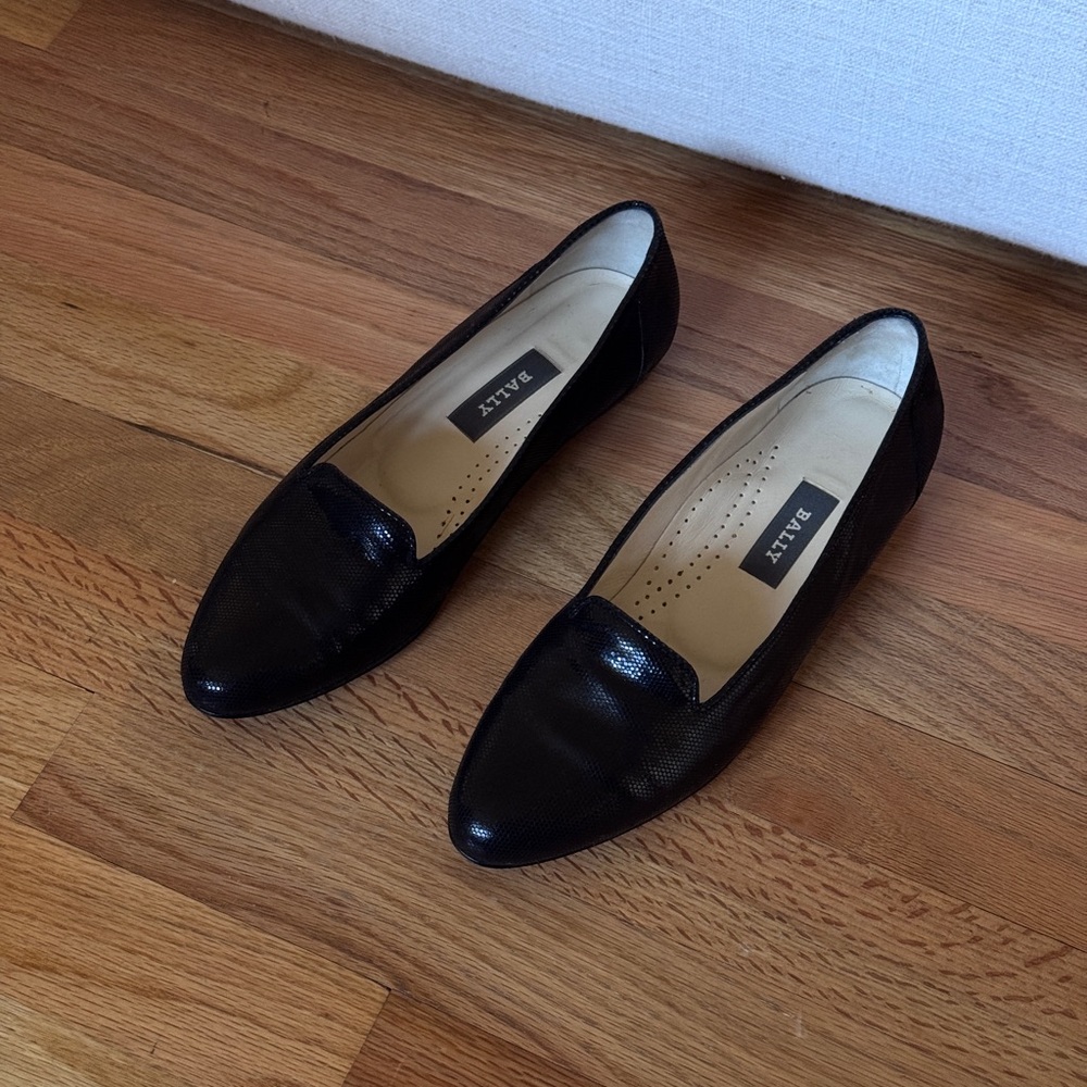 Vintage Bally Isabel Styleflex Black Shimmer Sequins
Flats 8 1/2 M - Picture 2 of 6